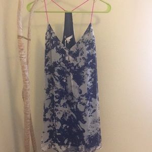 Never been worn blue and white dress